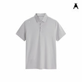 *US Final Sale* Men's Plain Gray Polo Shirt